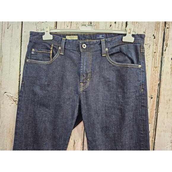 AG ADRIANO GOLDSCHMIED 36x34 The Protoge Straight Leg Denim Blue Jeans - Picture 3 of 15